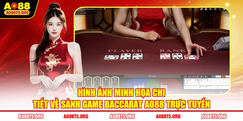 Hình ảnh minh họa chi tiết về sảnh game Baccarat AO88 trực tuyến