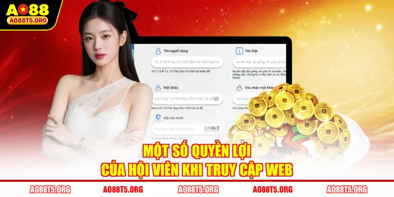 Một số quyền lợi của hội viên khi truy cập AO88